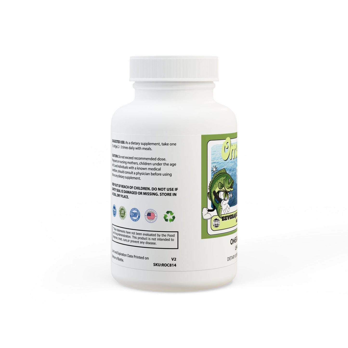 Omega 3 Fish Oil Supplement (60 Softgels)