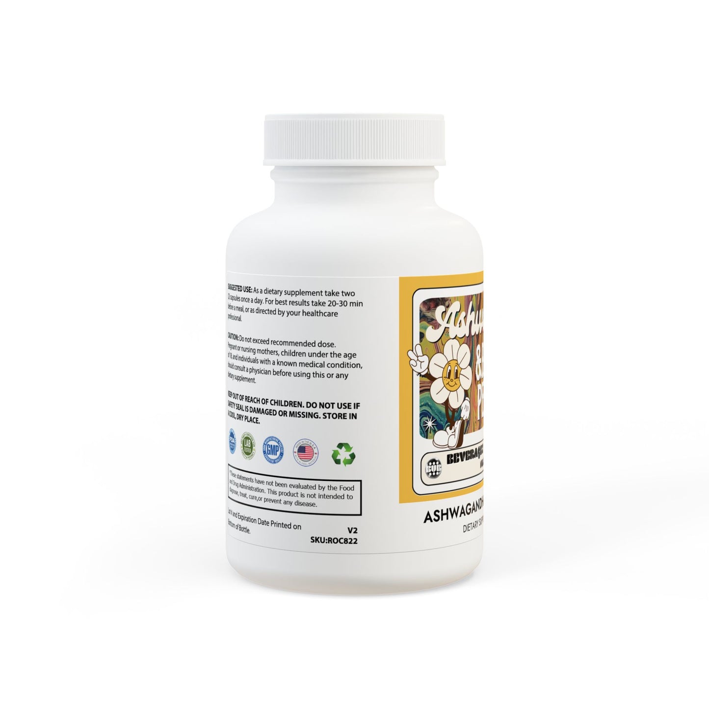 Ashwagandha and Black Pepper Supplement (60 capsules)