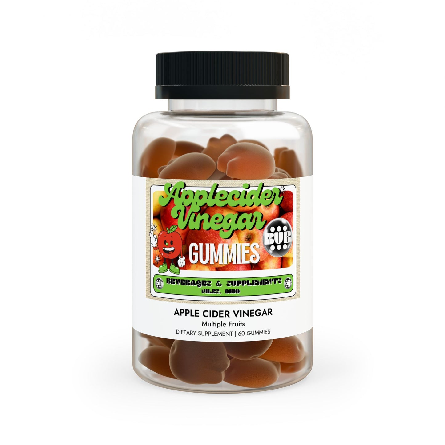 Apple Cider Vinegar Gummies (60 Gummies)