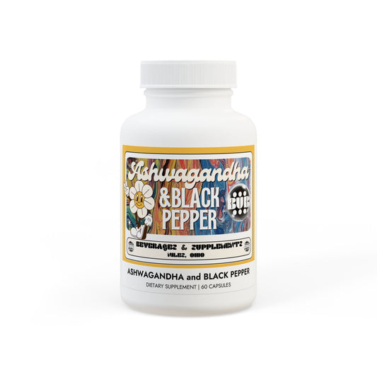 Ashwagandha and Black Pepper Supplement (60 capsules)