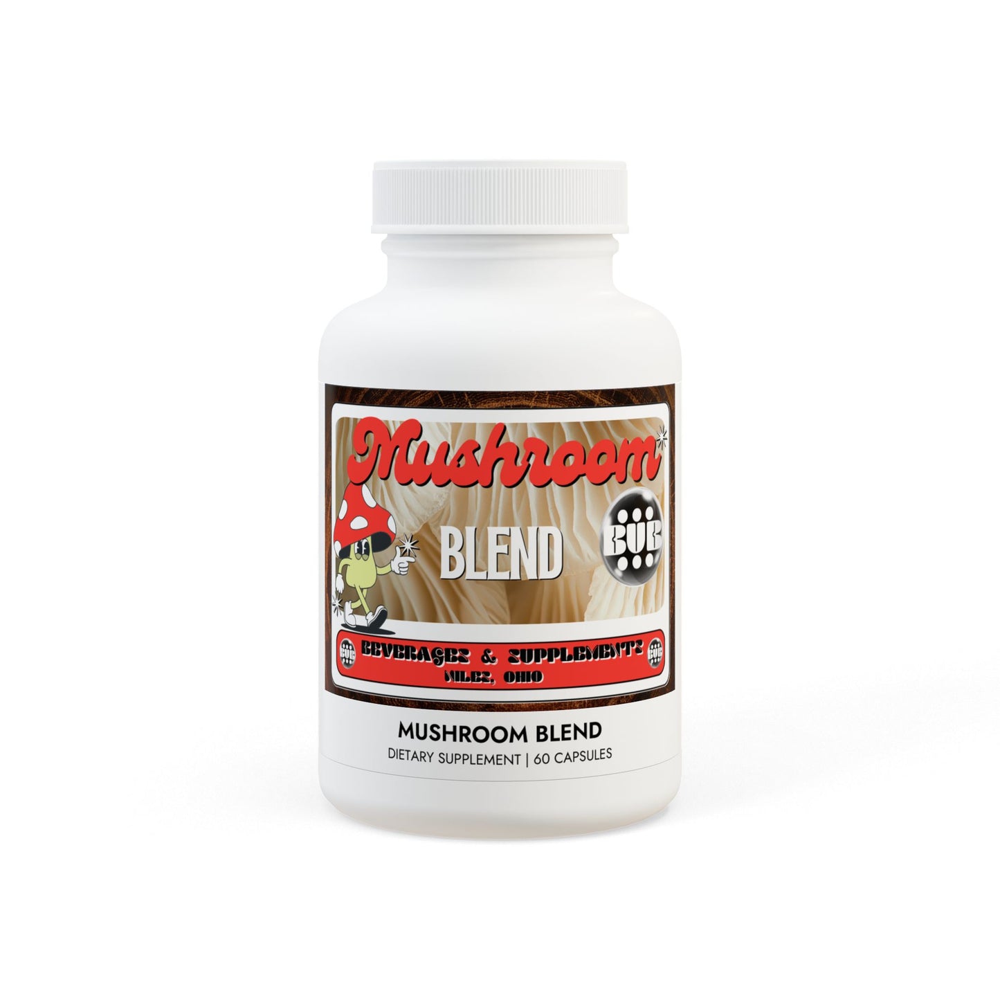 Mushroom Blend Supplement (60 Capsules)